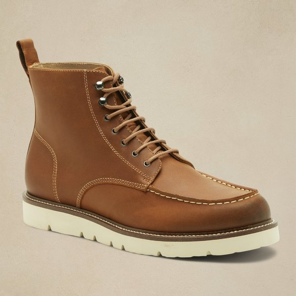 Banana Republic Haywood Cognac Leather Boot - Picture 3 of 11